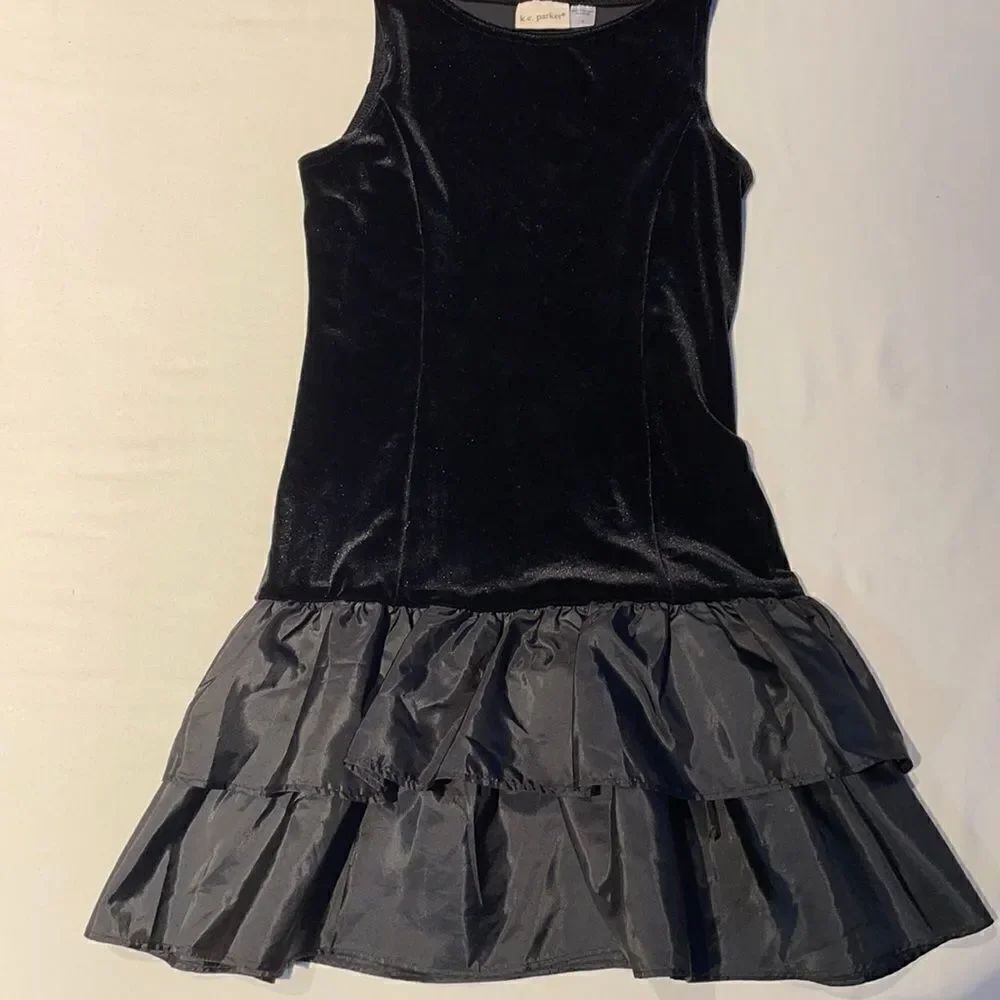 k.c. parker Black Formal Dress Sleeveless Sz 8